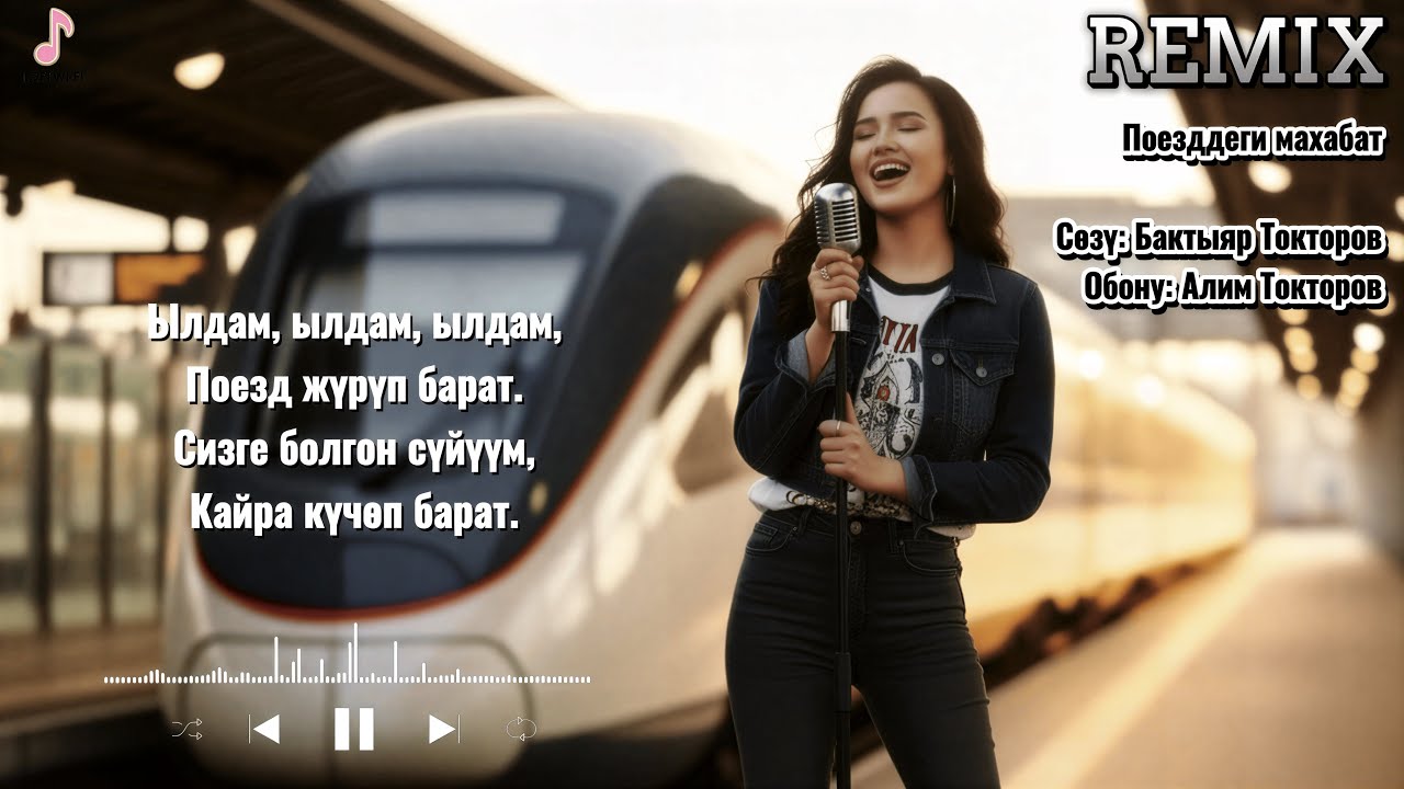 Поезддеги махабат | БИЗ ТОБУ | REMIX COVER от Лилия