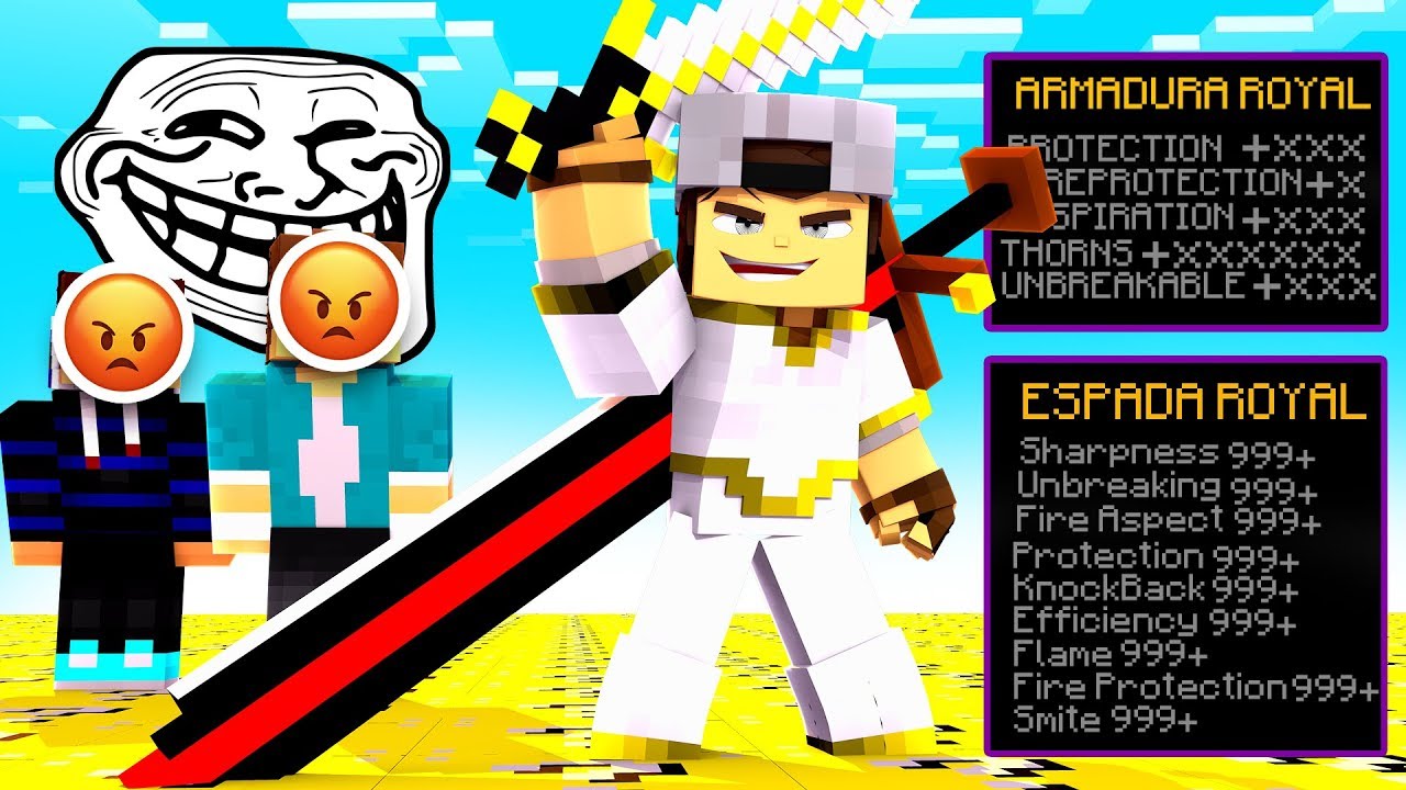 CUBÃO TROLL DE LUCKY BLOCK COM ITENS DO ORESPAWN !!