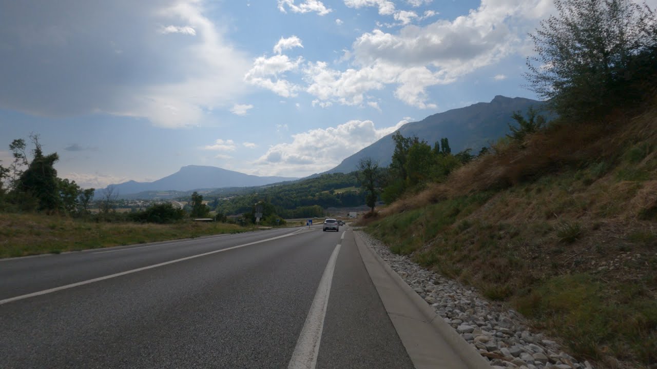 592 - Descente à vélo vers Gap depuis le Col Bayard