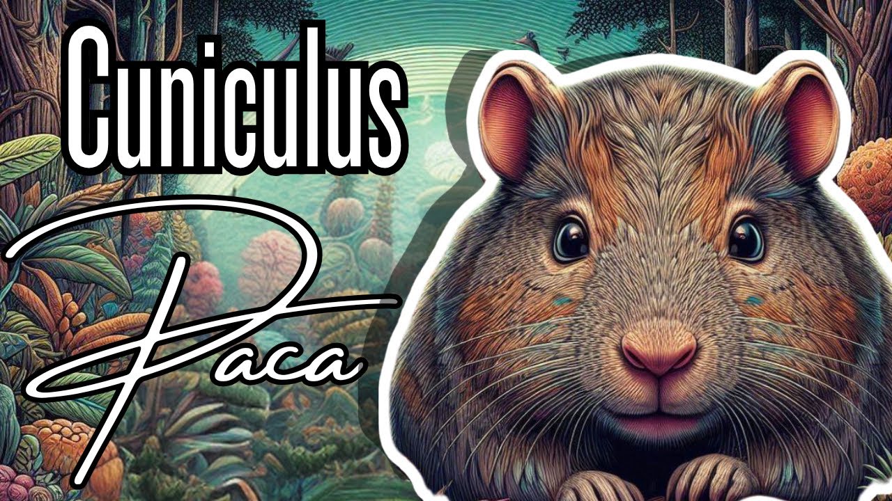 🐁🎍 Meet the Spotted Paca: [Cuniculus Paca] - The Giant Rodent Known as Tepezcuintle!