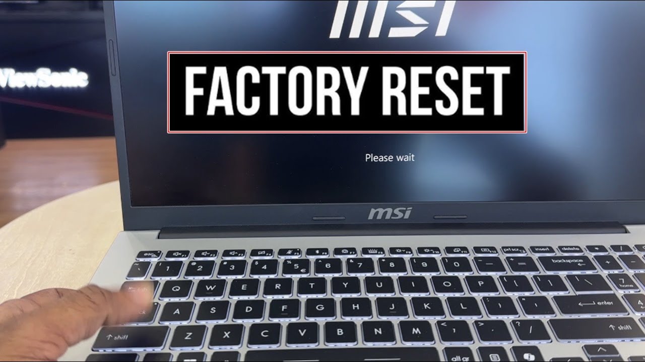 How To Factory Reset MSI Laptop | MSI Recovery
