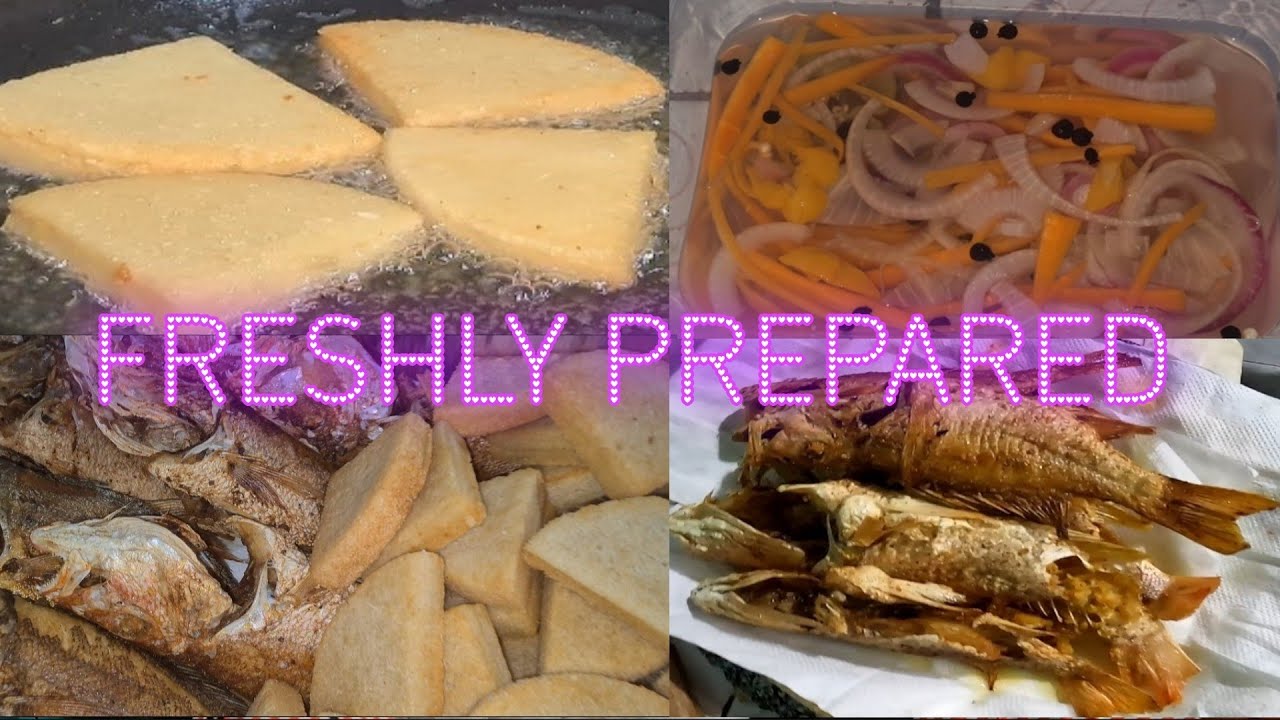 HOW IT'S DONE【Roti, FRIED Fish And Fried Cassava Bread】CATERING FOR RETURNING SUBSCRIBER # FISH !!!!