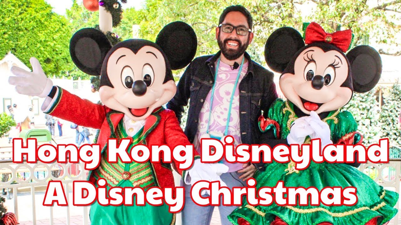 A Disney Christmas at Hong Kong Disneyland