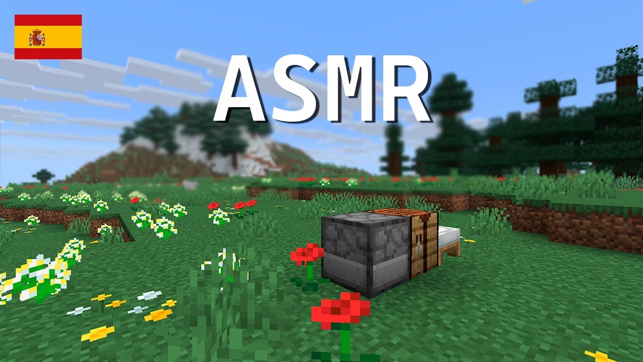 ASMR MINECRAFT con VOZ SUAVE, SONIDOS de MANOS y SUSURROS