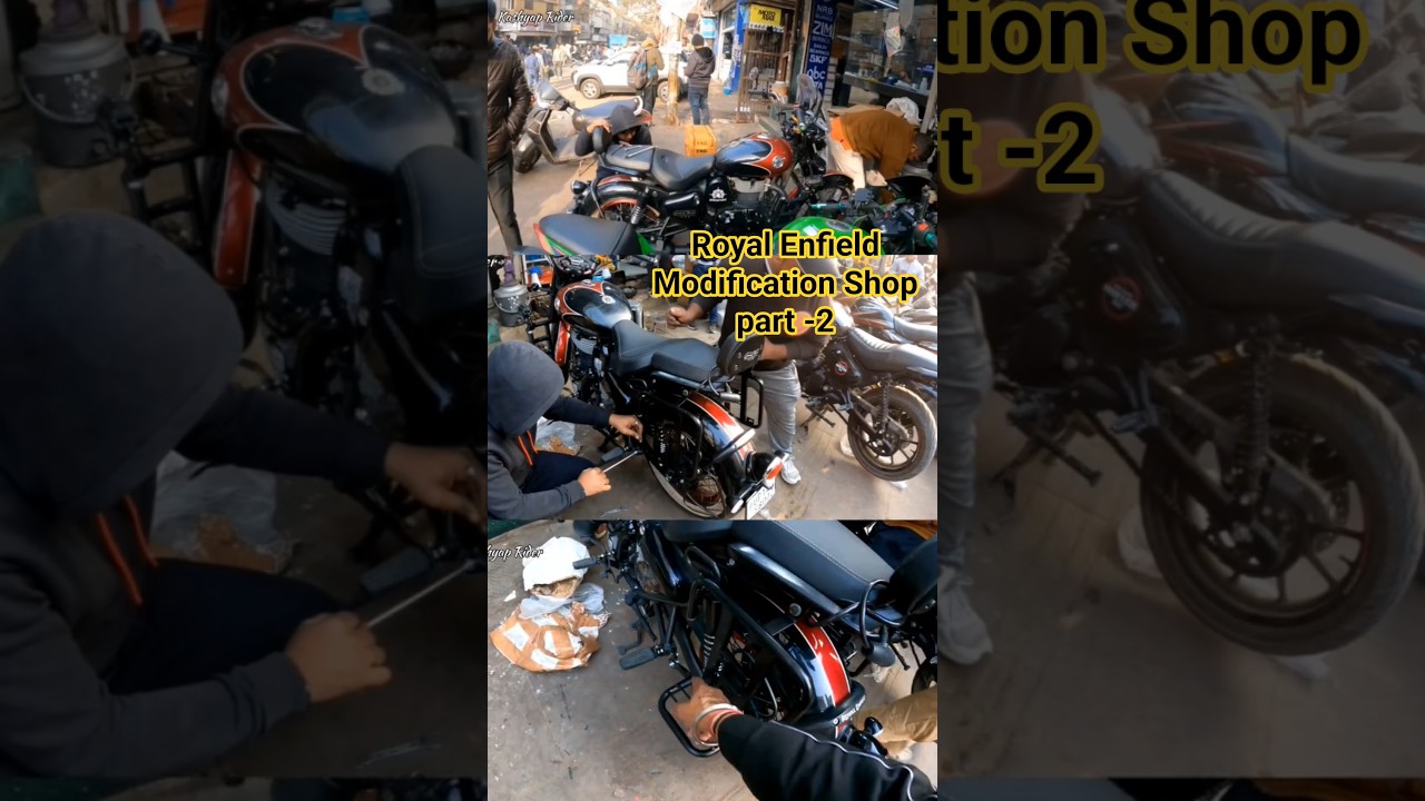 Royal Enfield Modification Shop in karol Bagh 