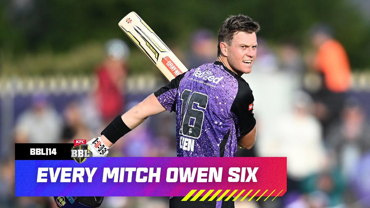 Every Mitch Owen SIX! #BBL14