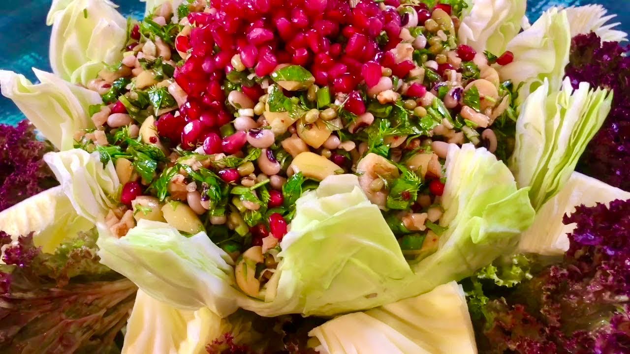 سلطة المناسبات المقرمشة اللذيذه