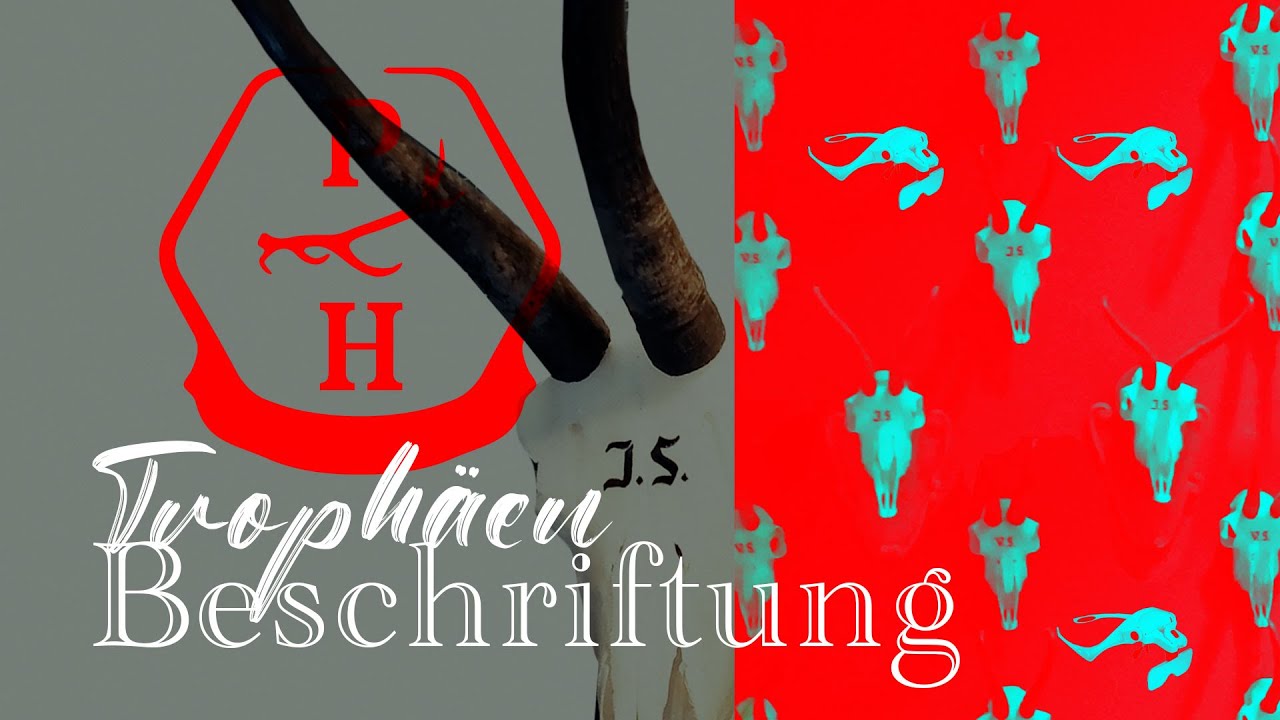 Das Jäger Tutorial! Trophäen einfach selber beschriften -  DIY Projekt