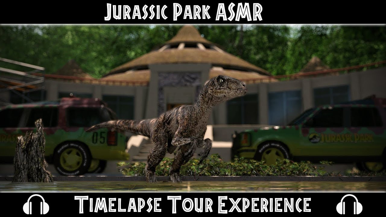 6 HOUR JURASSIC PARK ASMR Timelapse Experience.