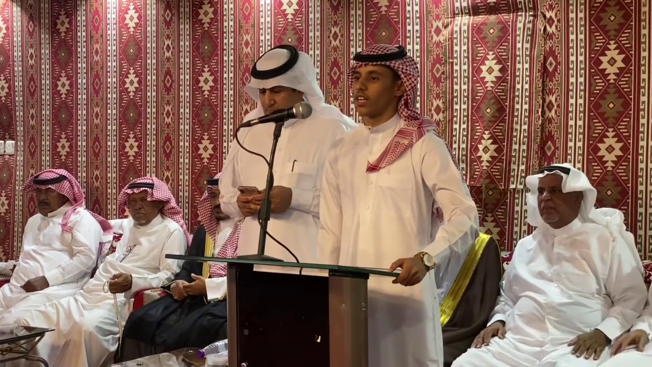 استقبال الشيخ سعد فضيض الذيابي وابنائه لقبيلة هذيل
