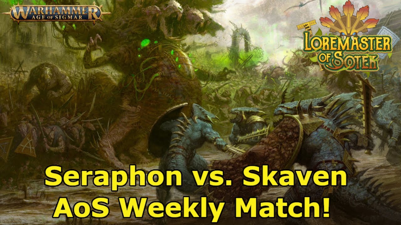 I'M BACK! Lorebeards AoS League 4th Match - Seraphon vs. Skaven