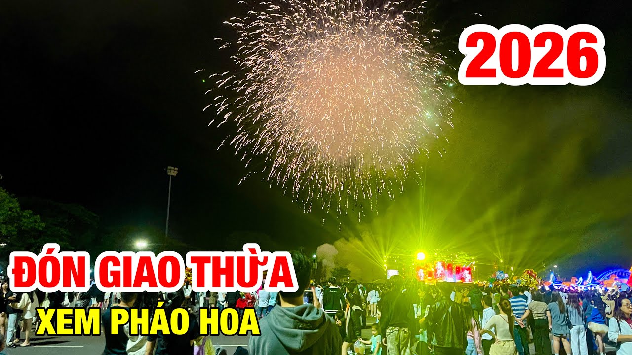 ĐÓN GIAO THỪA, XEM PHÁO HOA Ở QUẢNG TRƯỜNG QUY NHƠN | CHÚC MỪNG NĂM MỚI 2026