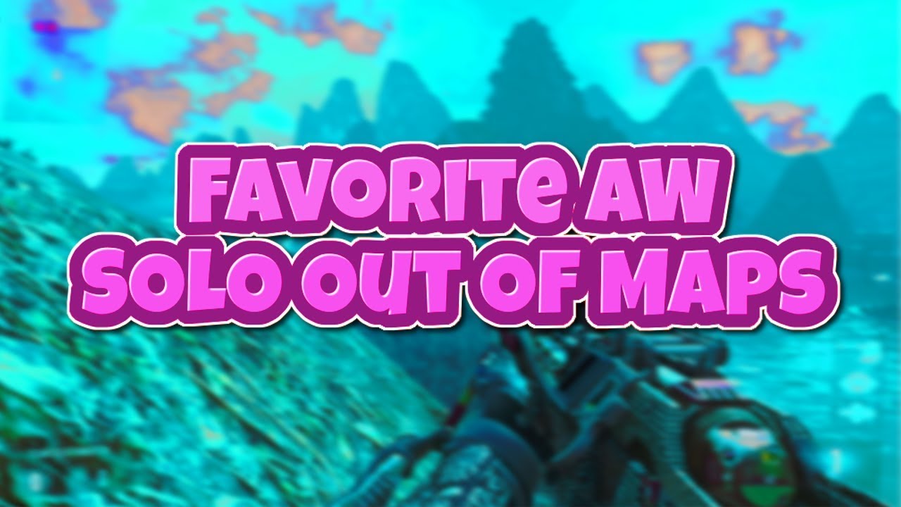 My Favorite AW Solo Out Of Map Spots! - Advanced Warfare Trickshotting