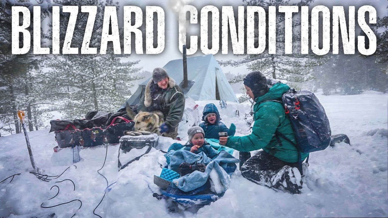 Do we Make it Through the Storm? Family Winter Camping in Strong Winds & -30 Temperatures