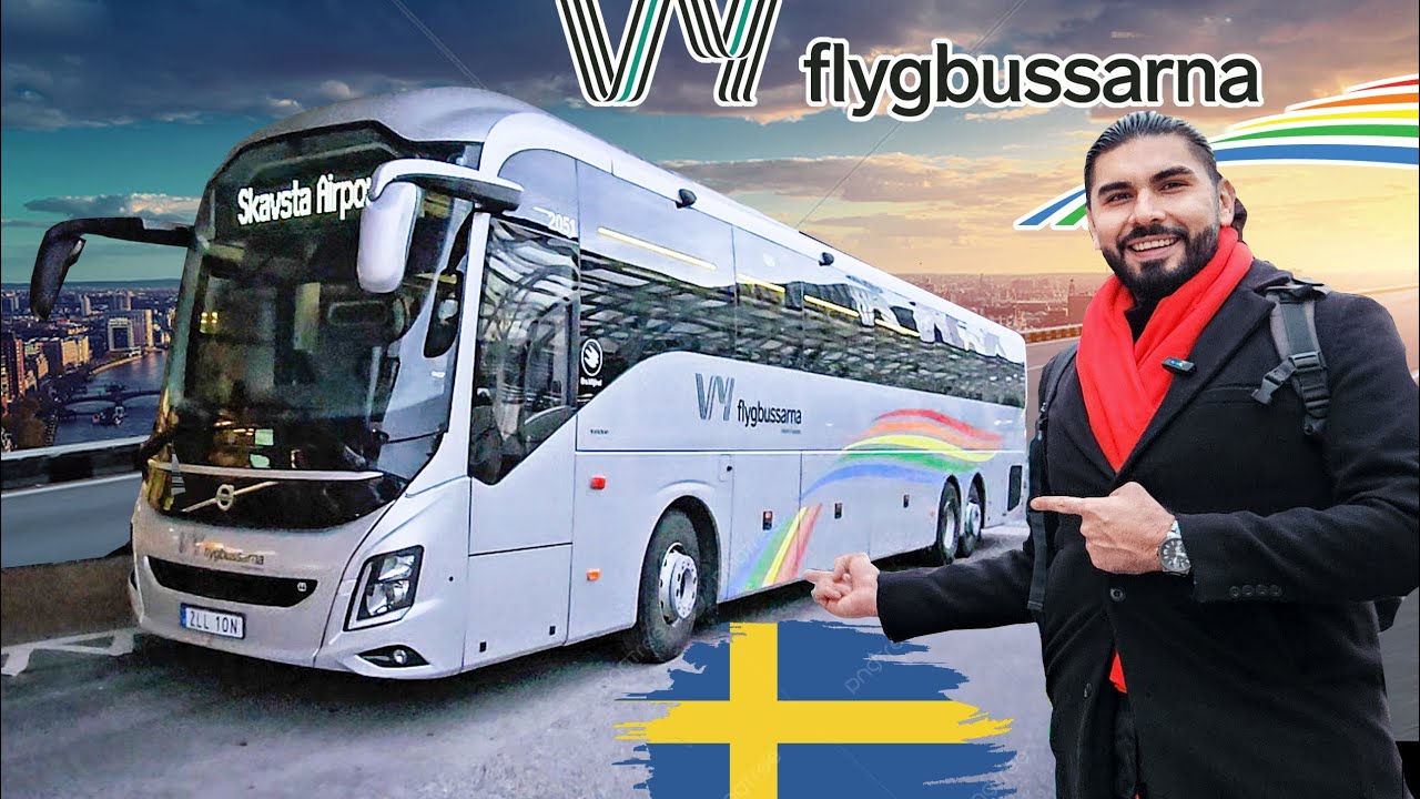¡Así es viajar en un autobús VOLVO Europeo en SUECIA! | FlygBussarna Review #139
