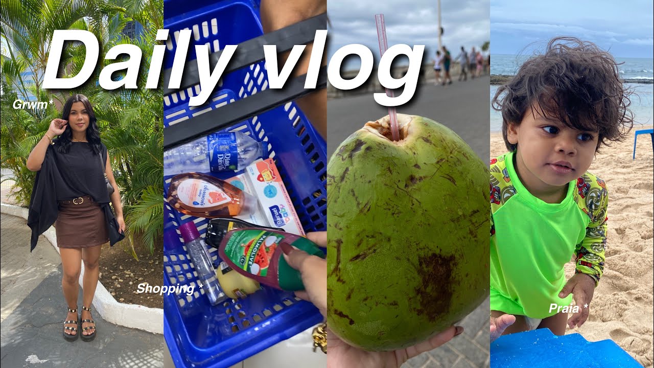 Daily vlog | arrume se comigo , últimas comprinhas do ano, praia …🛍️✨🌊