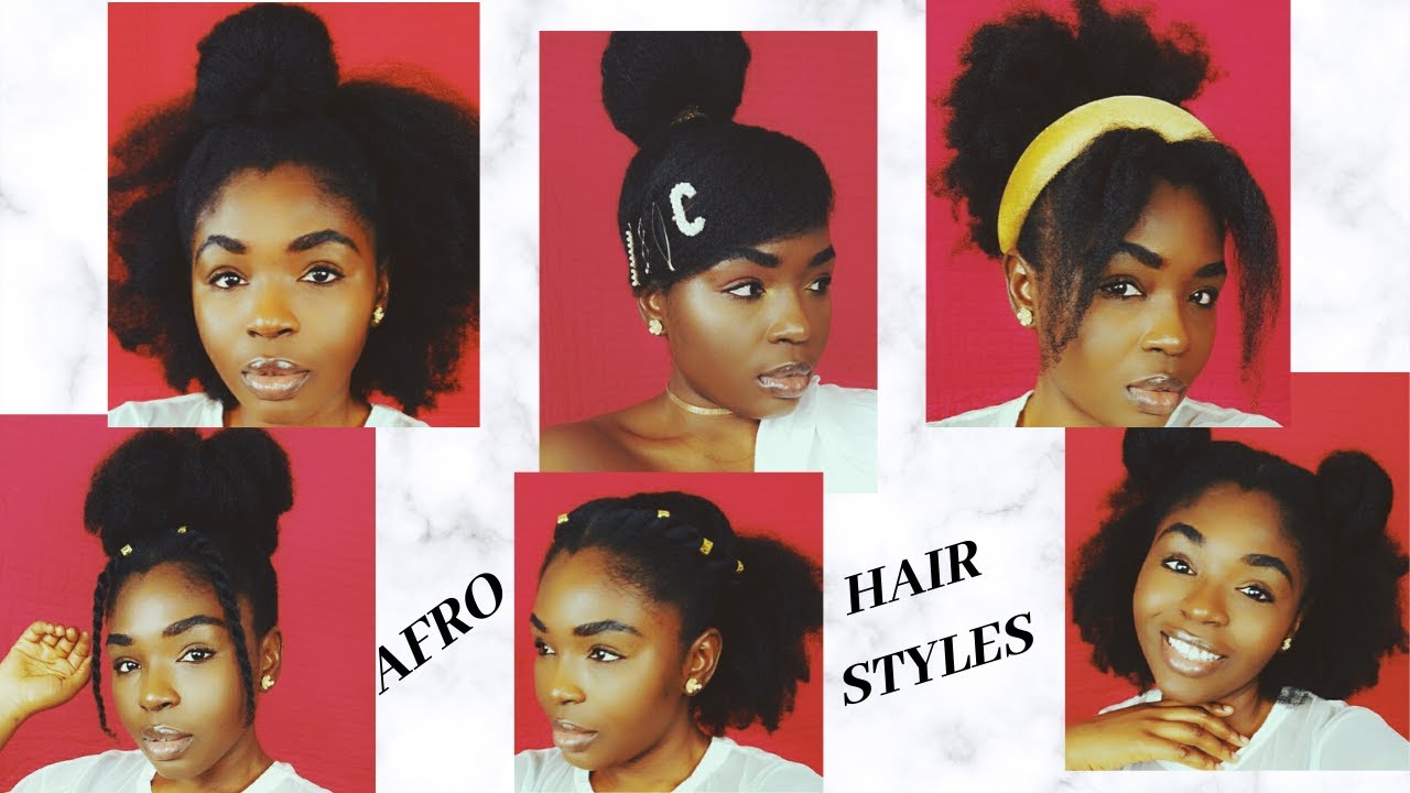 How to~Acconciature Super Stylish e veloci sui capelli Afro Ricci medi e corti #acconciaturecapelli