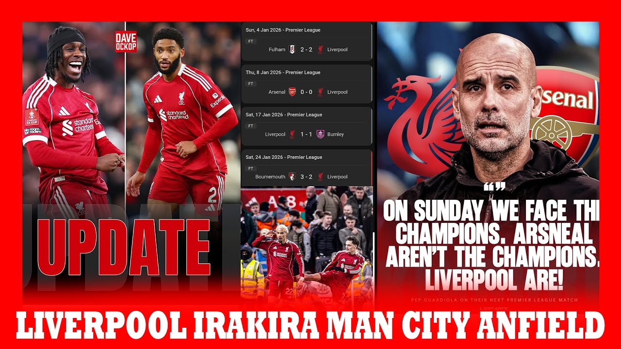 PEP GUARDIOLA YAKURA INTSINZI KURI ANFIELD? FORME ZA HAALAND N'IKIBAZO | WIRTZ ARI MU BIHE BYIZA!
