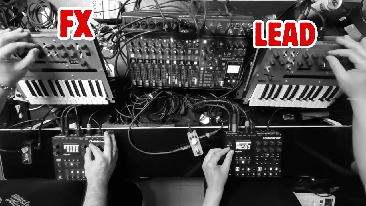 Live Techno Set With Two Korg Monologue