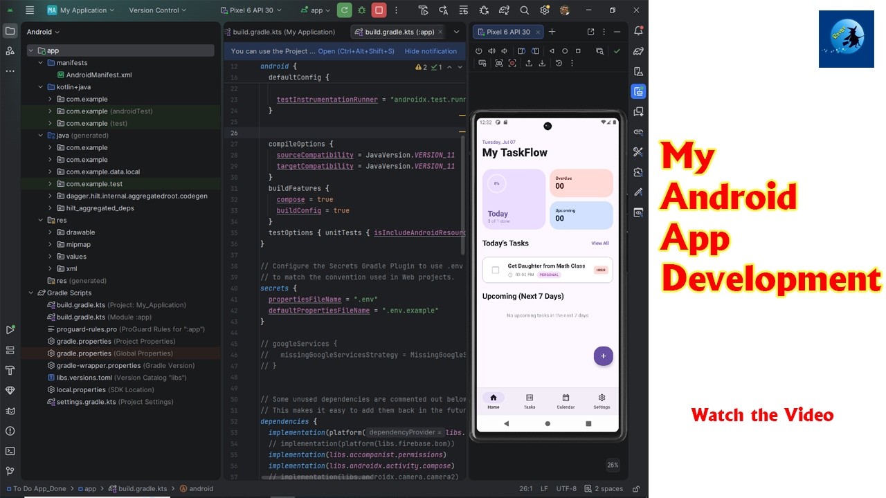 How I Built a Modern Android Task Manager App with Jetpack Compose & Room Database! 🚀