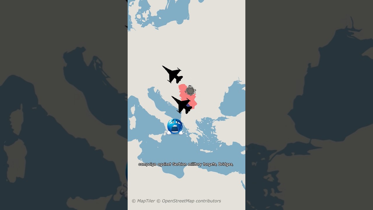 Why did NATO bomb Serbia in 1999? #history #shorts
