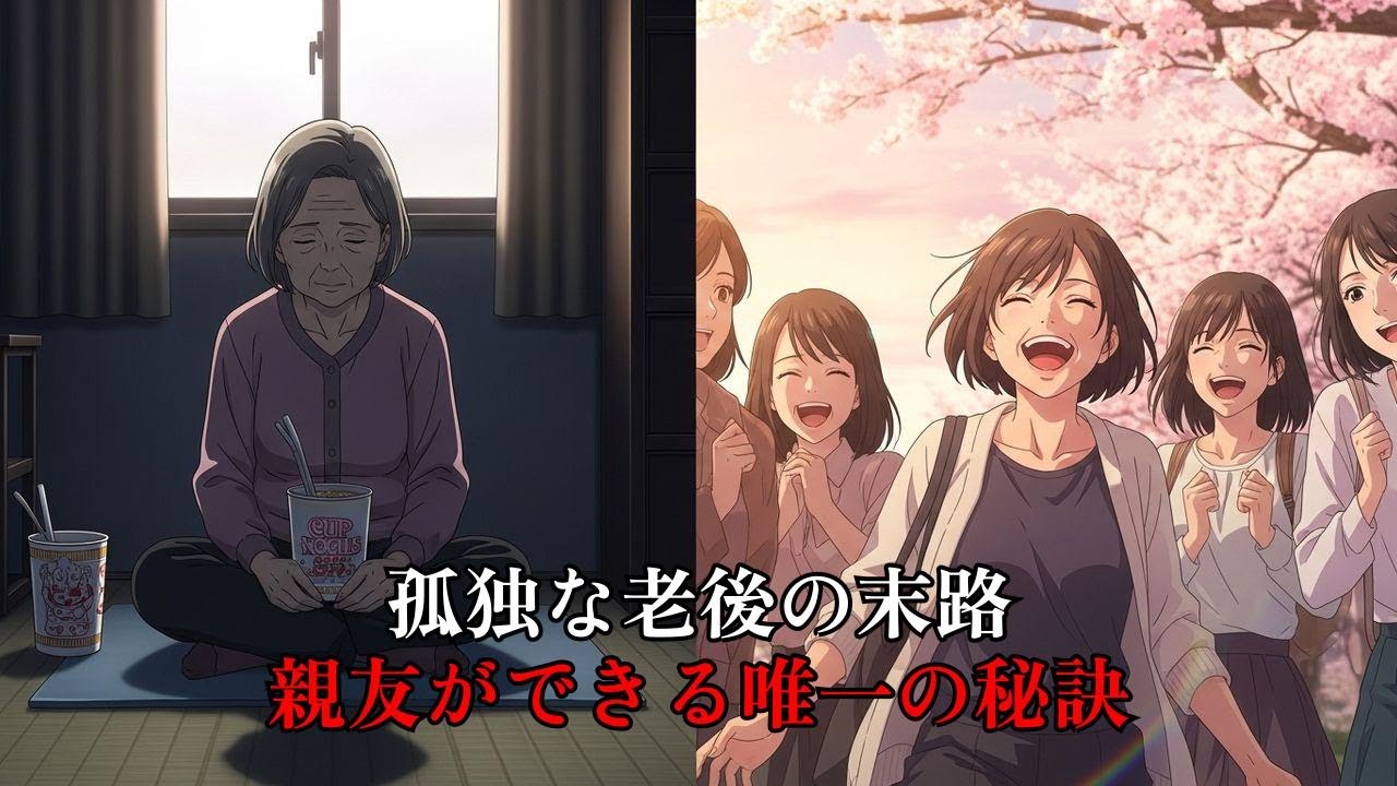 60代で一生孤独か、親友に囲まれるか。決定的な違いはたった1つの〇〇だった…