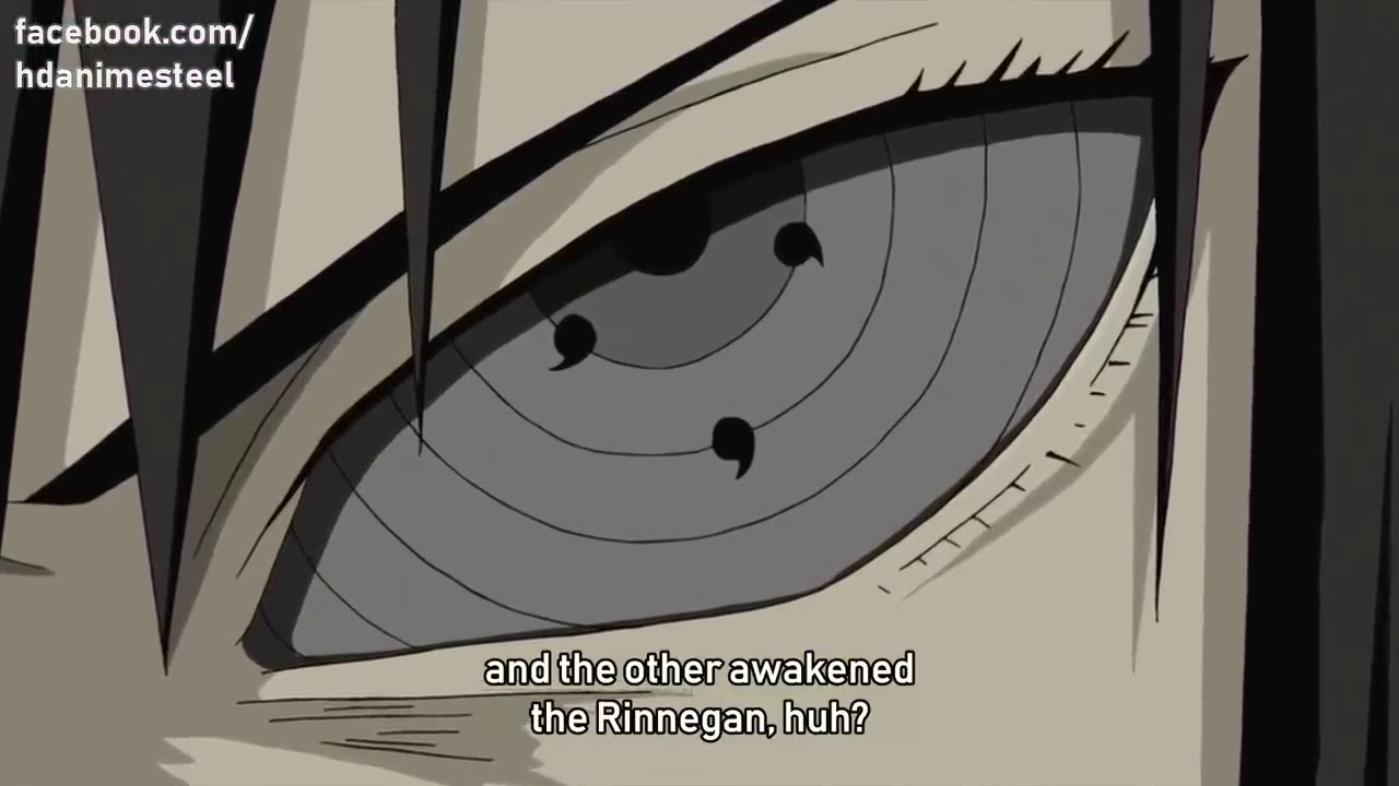 Madara admires Sasuke's rinnegan (English sub)