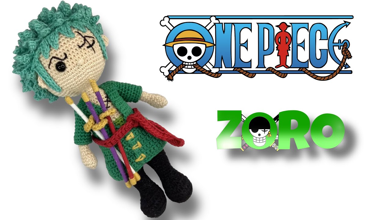 ZORO Amigurumi 1/3 (SUBS🇺🇸🇧🇷) #onepiece #zorocrochet #zoroanime