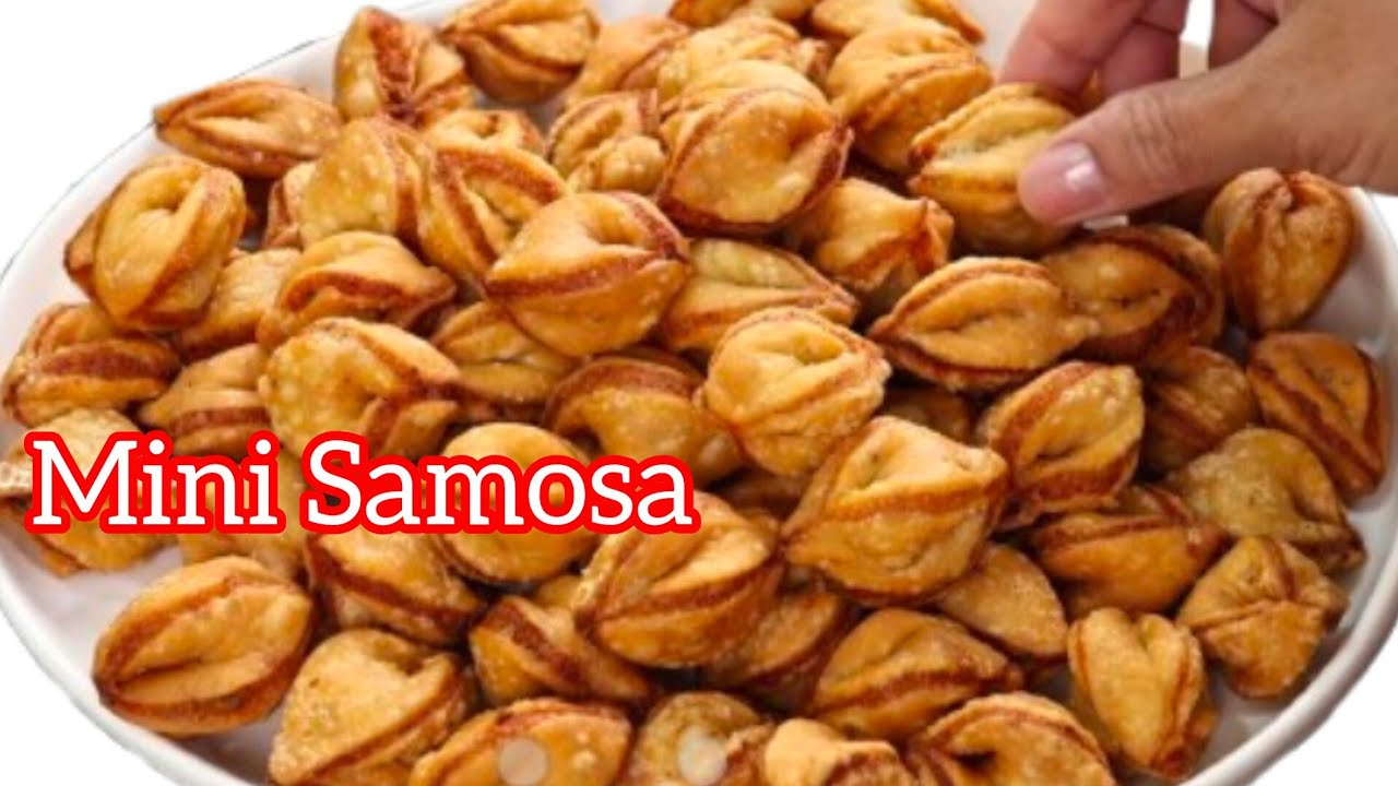 Aloo Samosa Recipe | Holi /Ramdan  Special Mini Samosa Snack for Iftar /holi party| Crispy teaSnack 