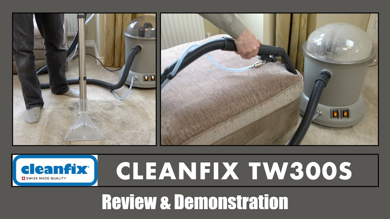 Cleanfix TW300S Carpet Cleaner Review & Demonstration