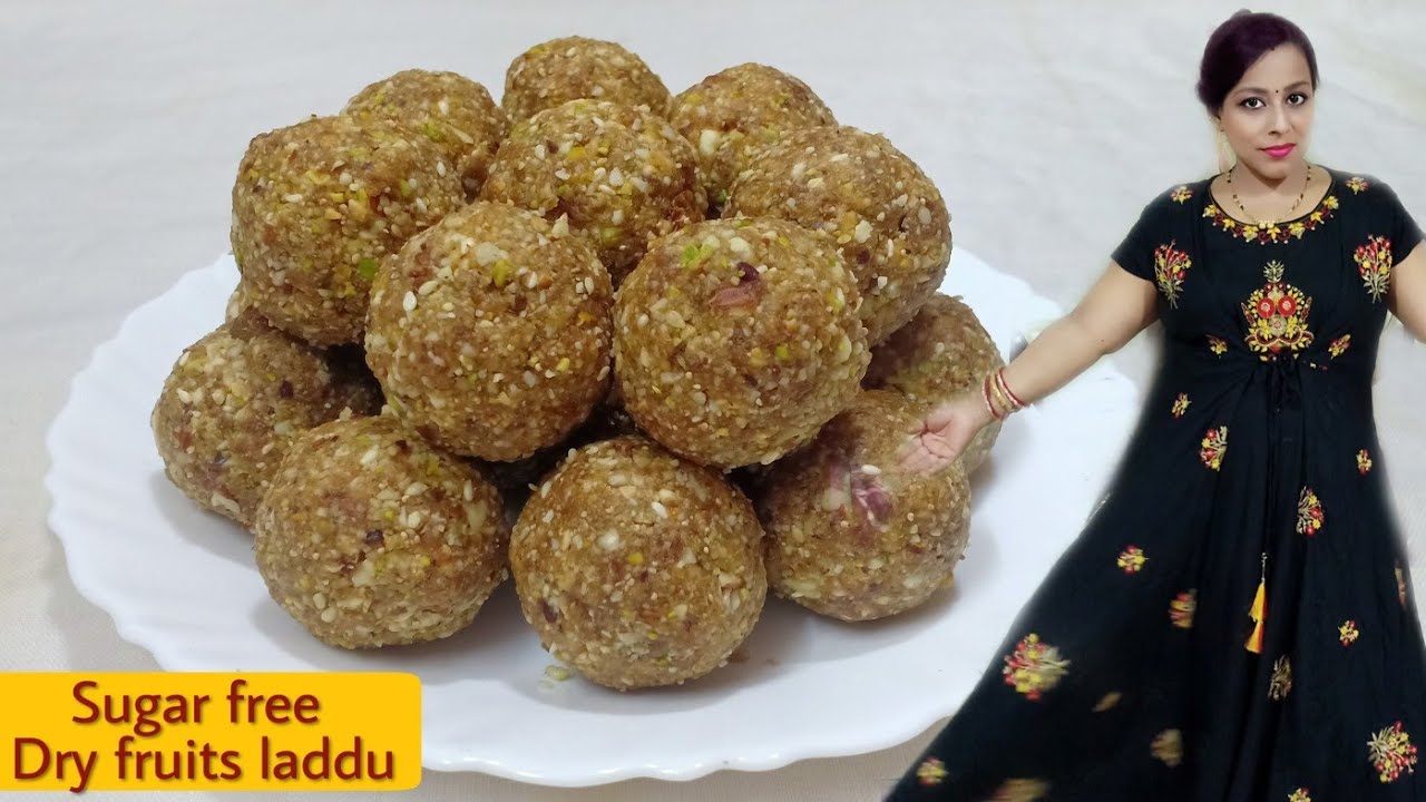Dry Fruits Laddu for Kids, Lactating Mothers, Pregnant Women | Sugar Free Dates and Dry Fruit Laddu