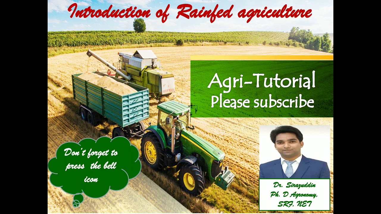 Introduction of Rainfed Agriculture