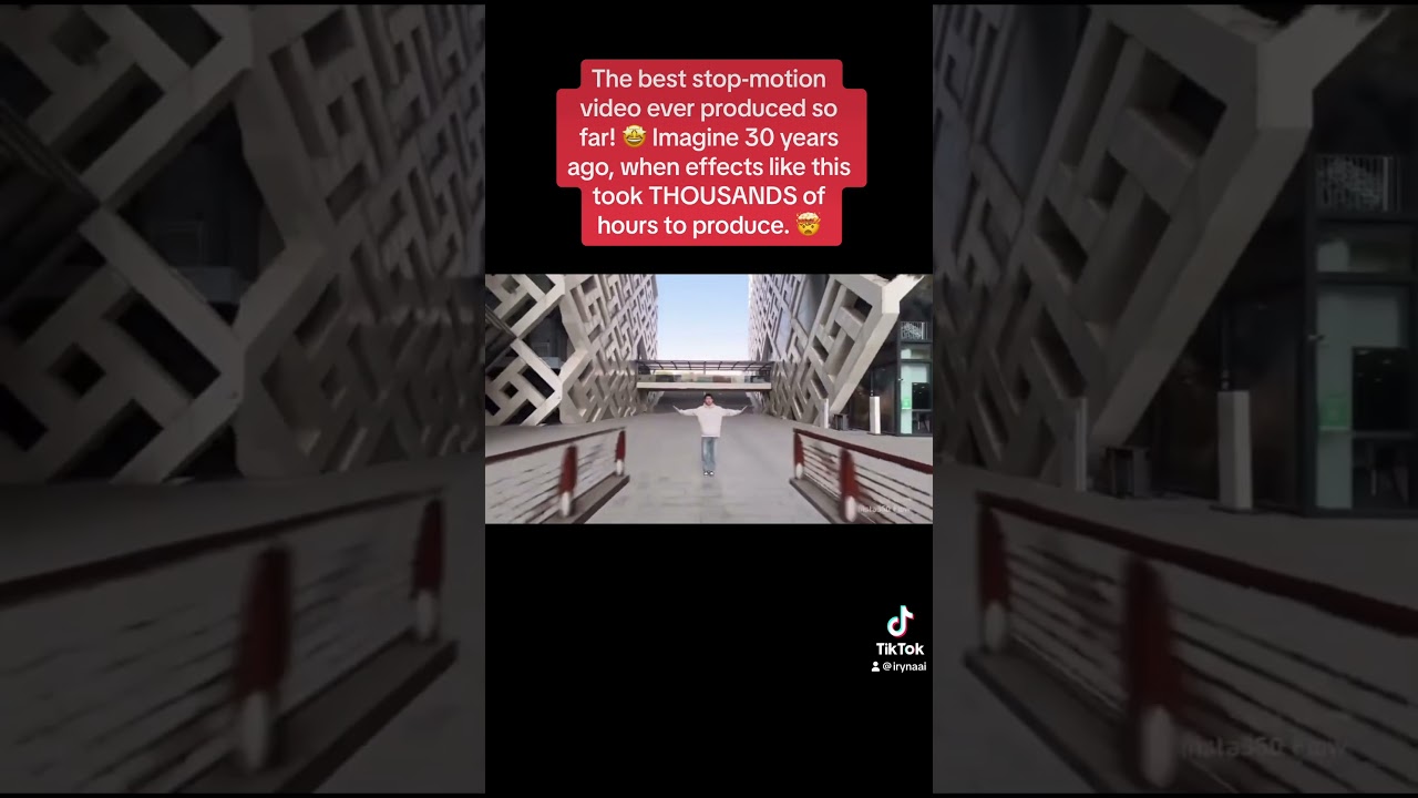 The best stop-motion video ever produced so far! #shorts #ai #insta360 #insta360flow