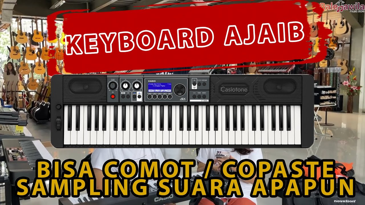 Cara Sampling inject .WAV ke Keyboard Casio CTS-500 / CTS-1000v How to Sampling Casiotone