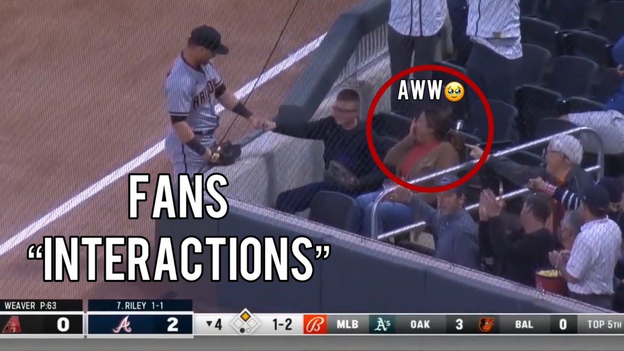MLB | Лучшее взаимодействие с фанатами (потрясающие моменты) — Часть 2