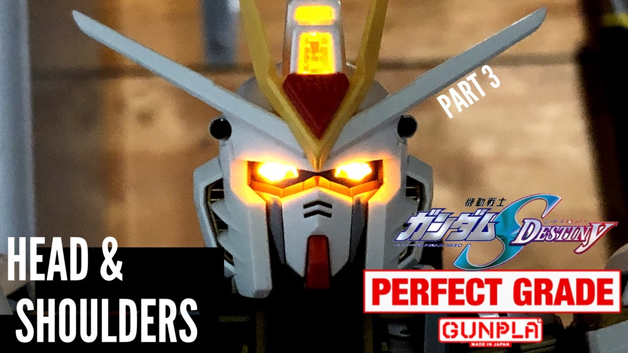 [PG] ZGMF-X20A Strike Freedom: Speed Build part 3 Head and arms with bonus backpack