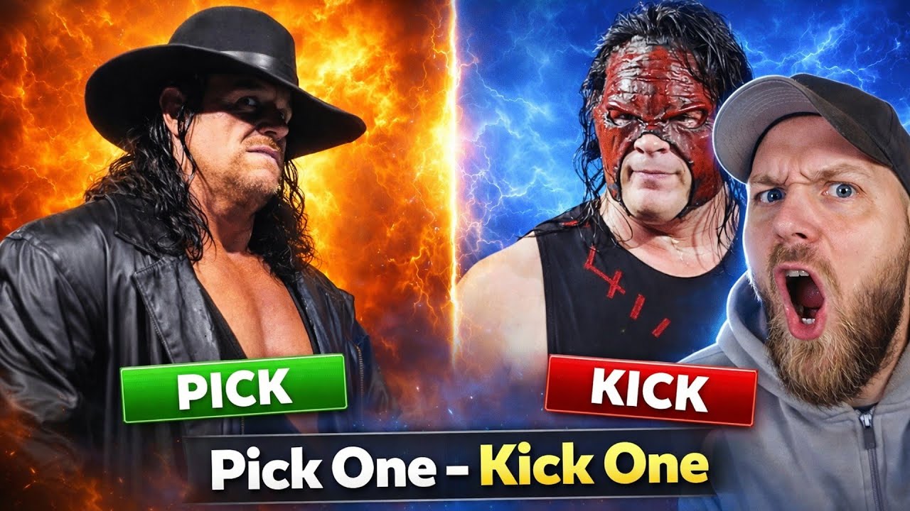 😨 Pick One - Kick One | WWE Wrestler 🤔
