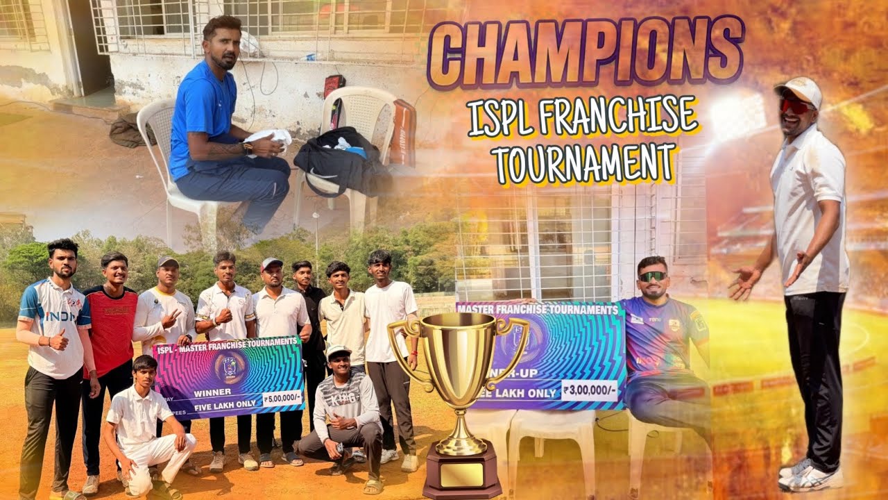 ISPL FRANCHISE TOURNAMENT CHAMPION || NAGESH WADEKAR || SUMEET D|  RAJAT M |  VISHWAJIT T| ANKUR S |
