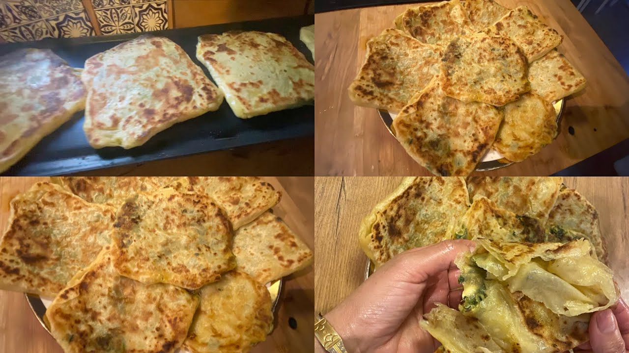 مسمن رغايف مؤرقين بطريقة اسهل معمرين بحشوة الد  مايكون 👌🥞 سجلي الوصفة لرمضان👌انجح معاك من اول مرة 👌