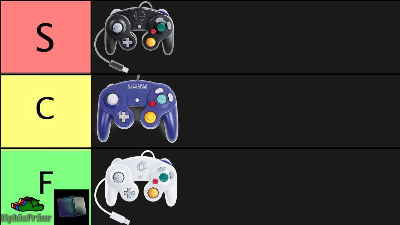 Nintendo Gamecube Controller Tier List | AlphiePrime & @UltraNurture