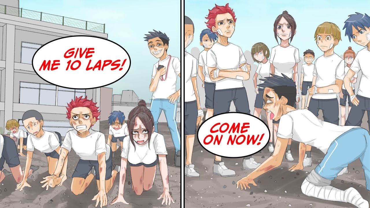 Our teacher made us run this marathon, but then... [Manga Dub]