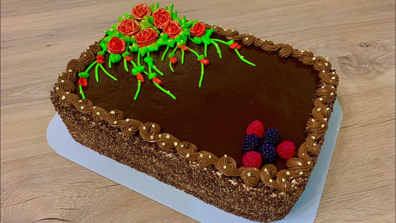 5 kq sokoladli bomba . Sokoladli tort resepti.  Очень вкусный шоколадный торт