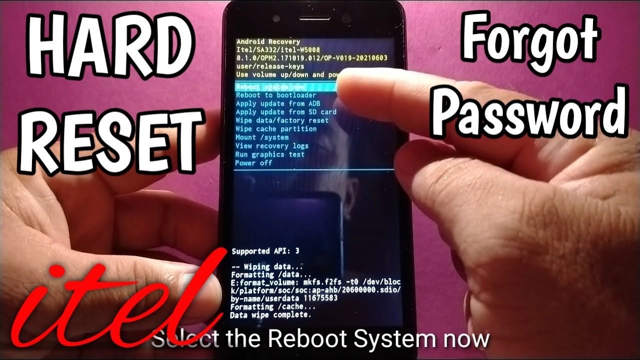 How to hard reset itel Alpha Lite | Forgot Password