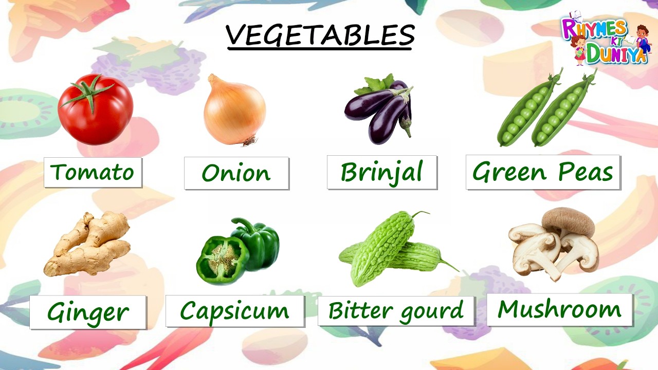 Vegetable Names Made Easy: Fun Learning for Kids! Let's Get Veggie! Fun Names for Little Learners!