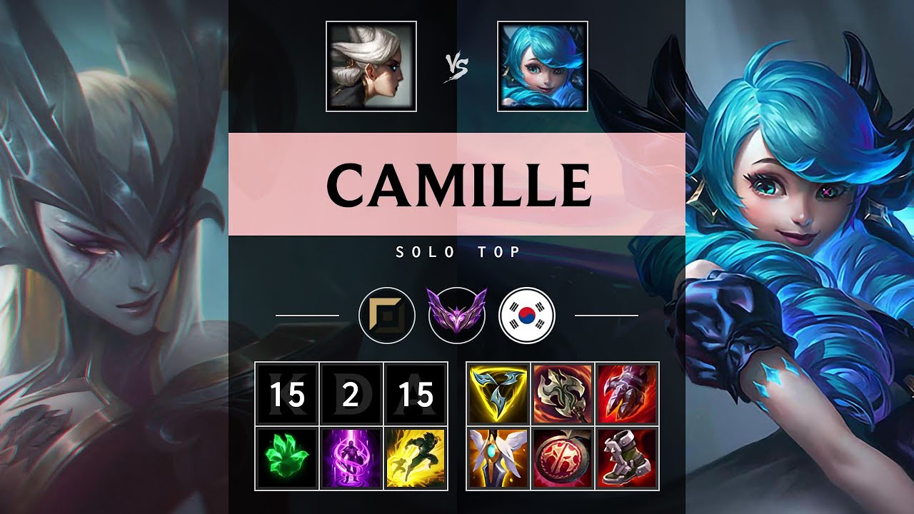 Camille Top vs Gwen: Dominating - KR Master Patch 14.19