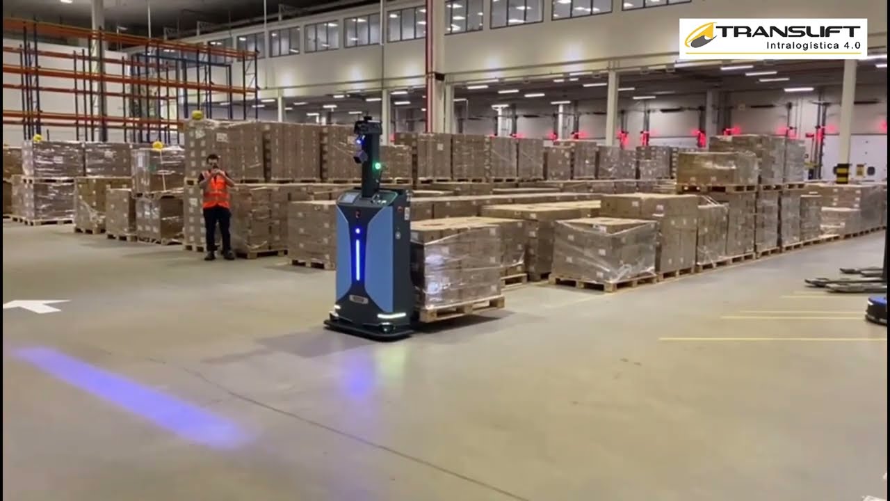 Empilhadeira Autônoma  -  Automated Guided Vehicle