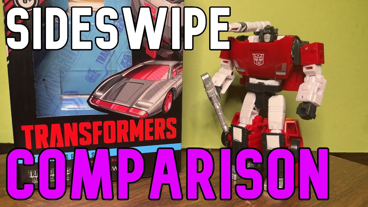 Распаковка фигурки Sideswipe из серии Transformers Devastation Studio Series от Hasbro, 2025 год.
