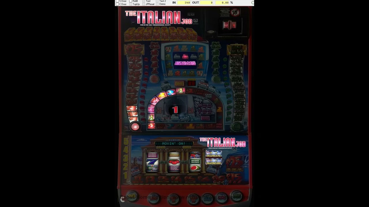 Maygay Italian Job 2 Empty £25 Jackpot