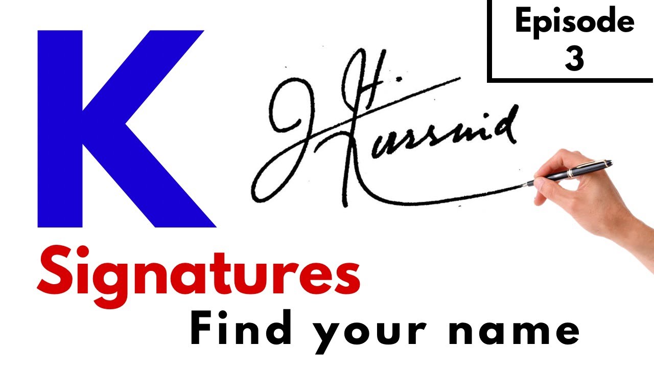 K Signature Style | signature ideas for letter k | K Signature