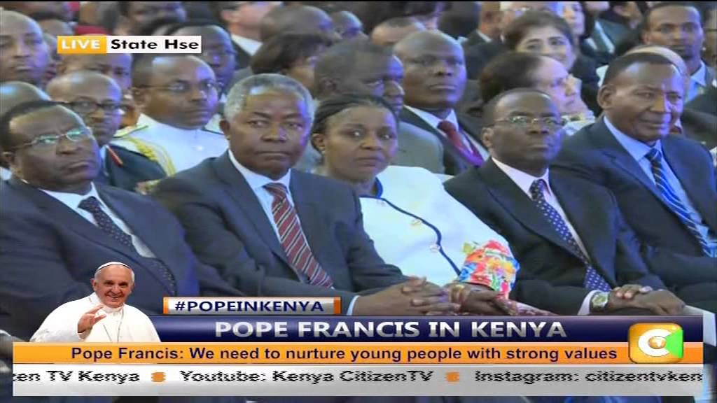 Pope Francis speech at State House Kenya